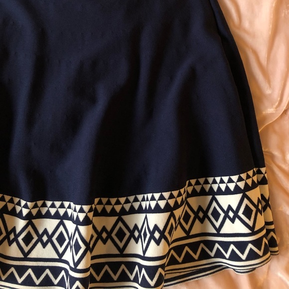 Worn Once Navy Blue Boho Skirt - Picture 2 of 4